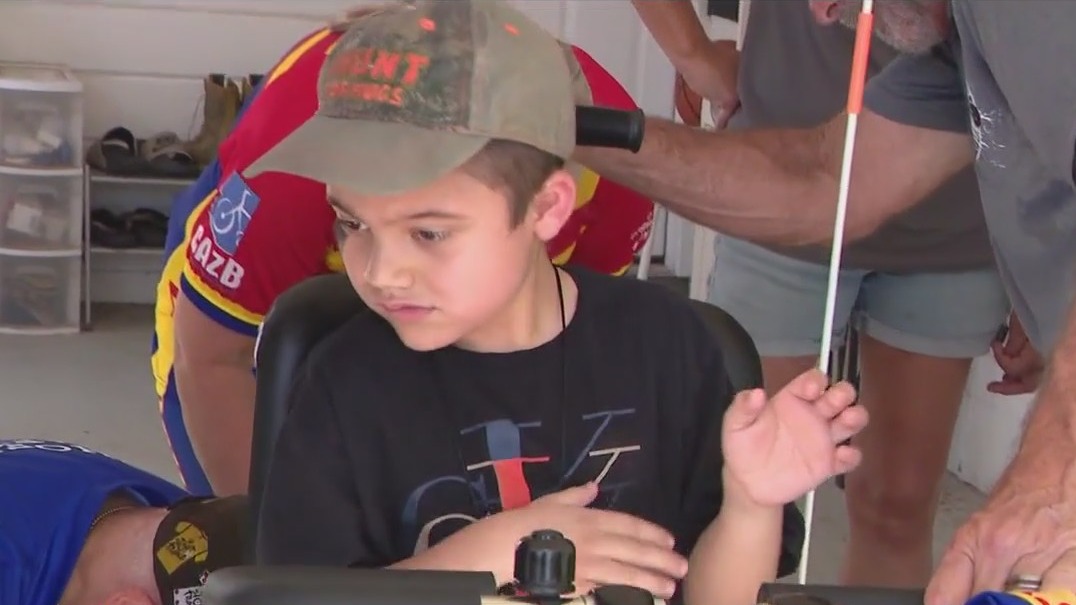 Custom bike donated to Valley boy