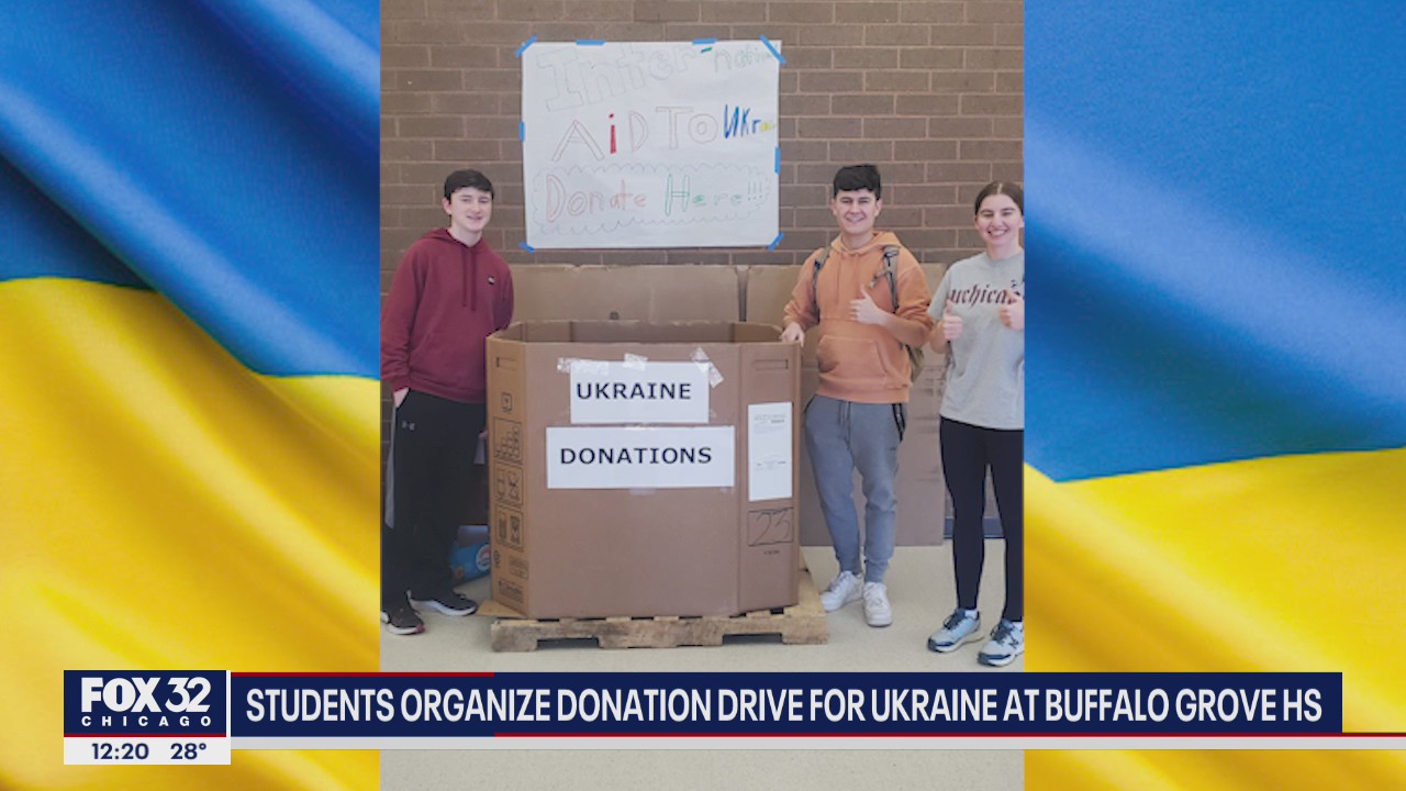 Buffalo Grove HS students organize donation drive for Ukraine