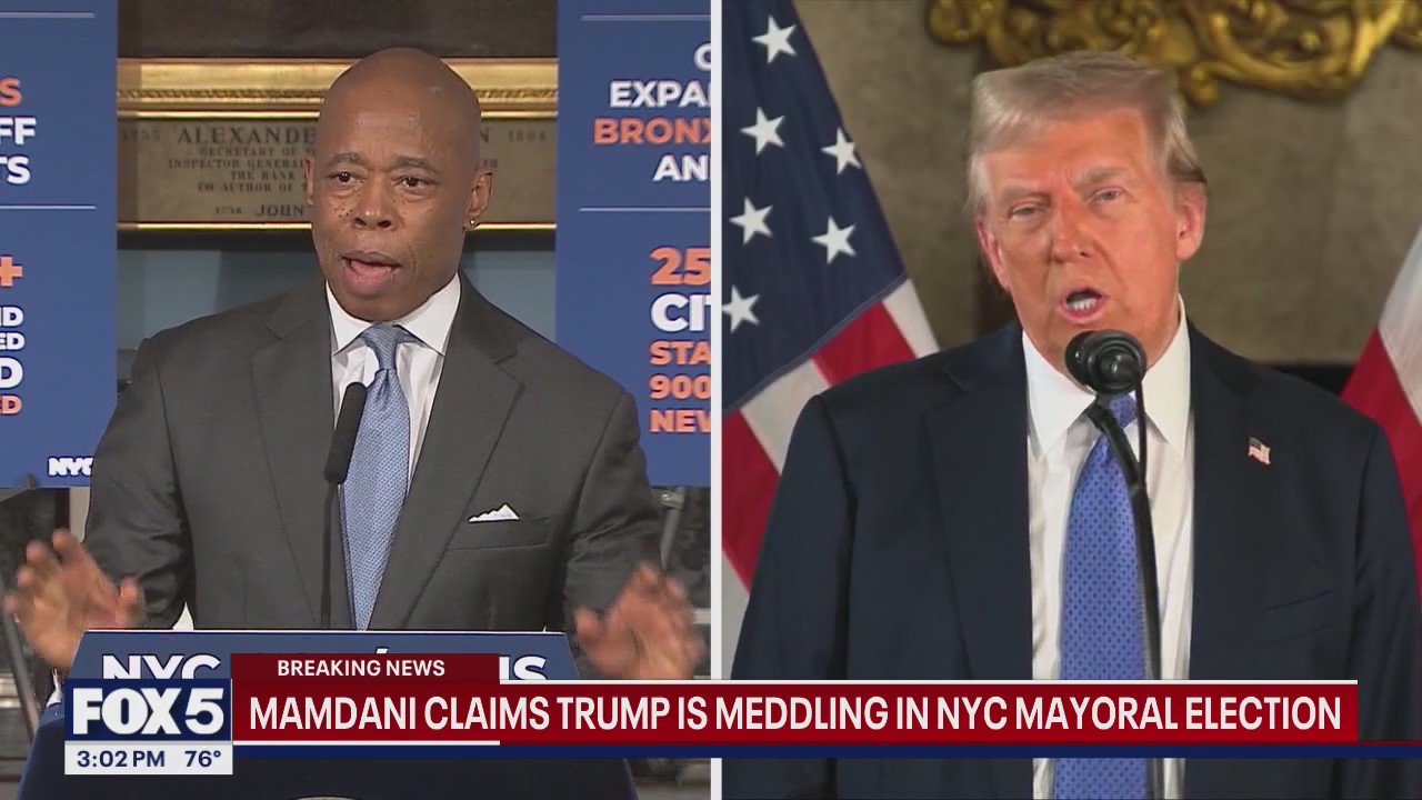 Mamdani claims Trump is meddling in NYC mayoral election