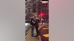 Philly couple gets engaged amid Eagles Super Bowl celebration