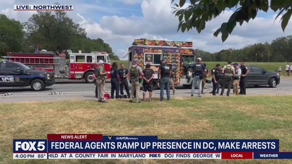 Federal agents arrest man near food truck at the National Mall