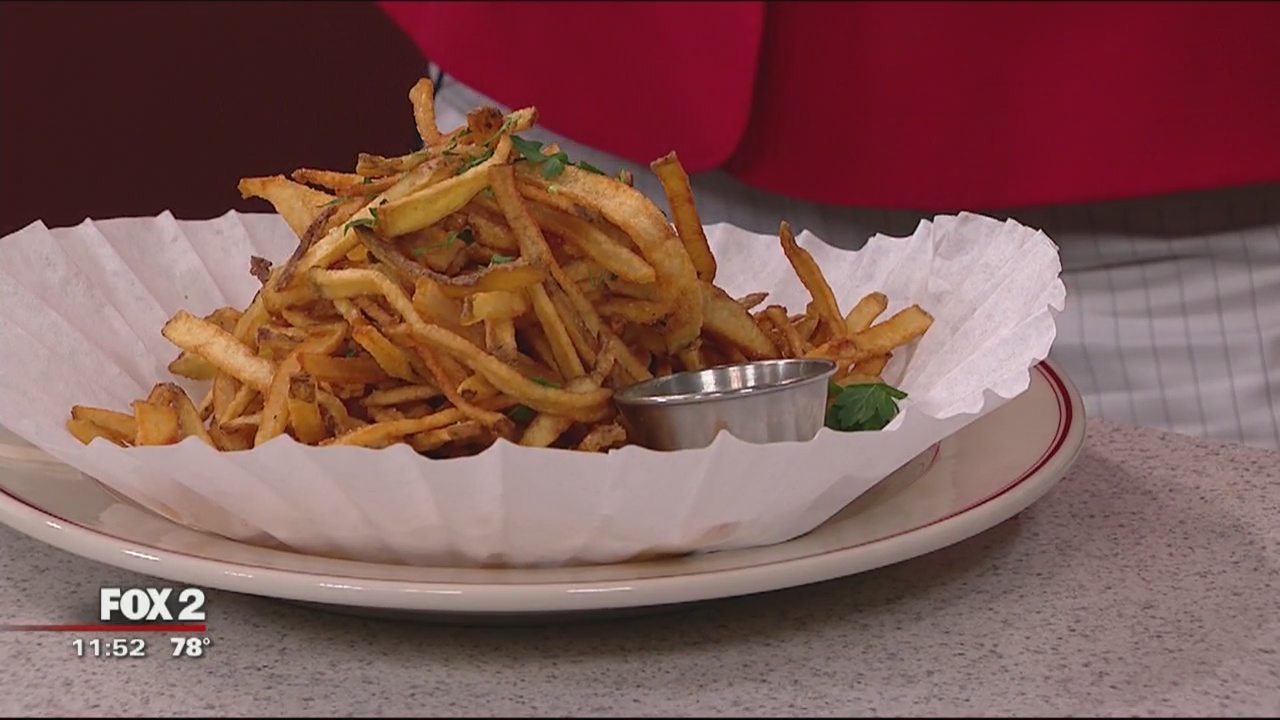 Cooking up french fries with Au Cochon