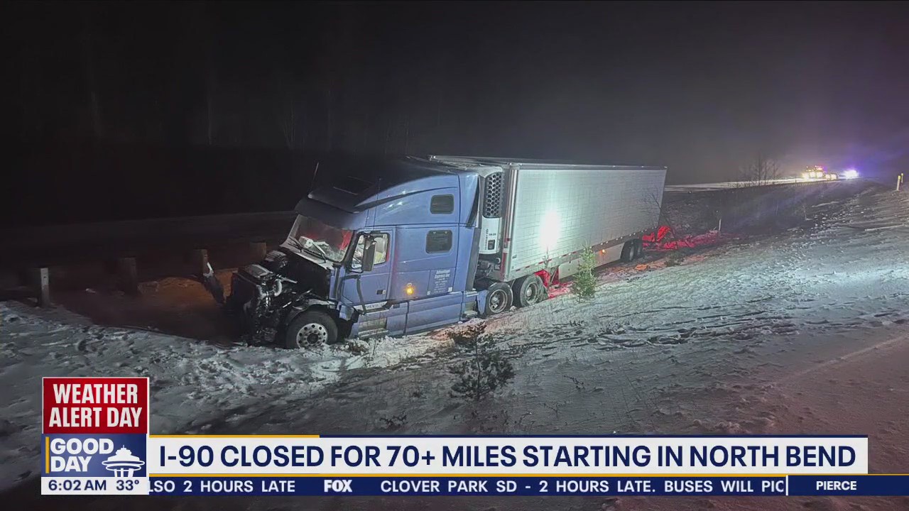 I-90 closed in both directions