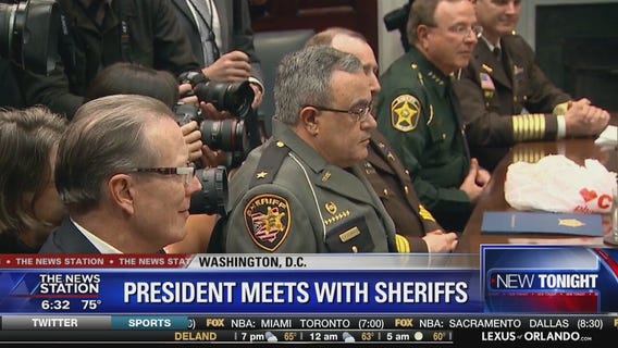 President Trump meets with sheriffs