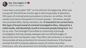 House overwhelmingly votes to release Epstein files