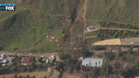 Mudslide leads to road closure in Santa Paula
