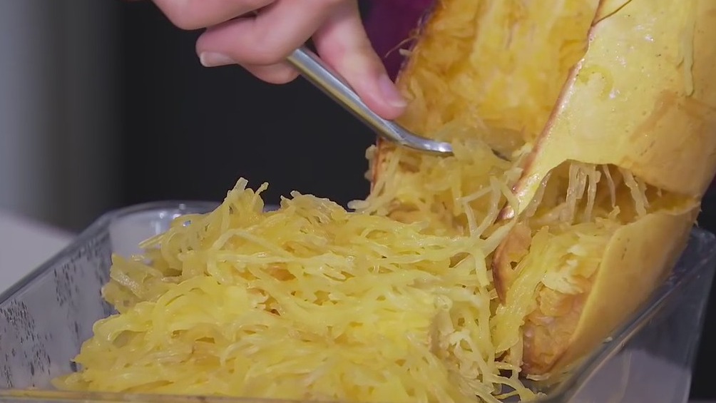 Spaghetti squash with Thai peanut butter sauce recipe from FOX 7 Austin's Tierra Neubaum