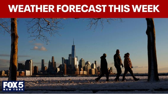 What's the NYC weather this week after Sunday's snow?