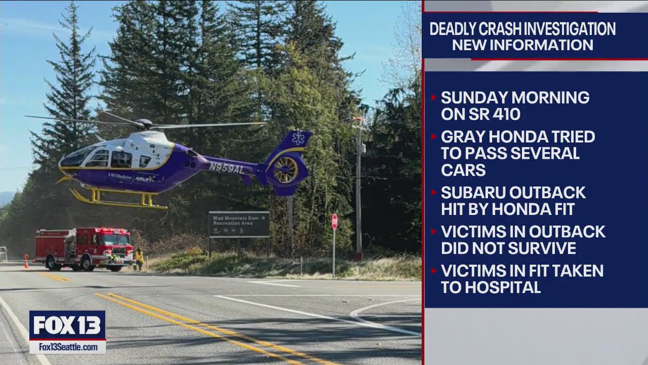 New information in deadly crash on SR 410