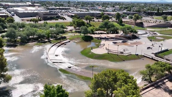 From Eldorado Park to Eldorado Falls: Monsoon rain floods Scottsdale skate park