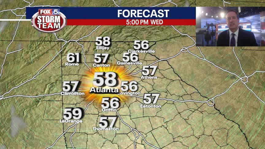 Tuesday Night Weather Update | FOX 5 Atlanta