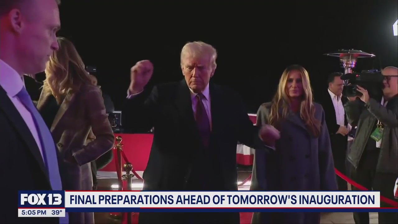 Final Trump inauguration preparations underway in DC