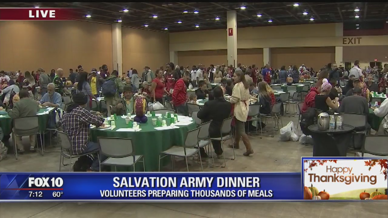 Salvation Army Thanksgiving Dinner