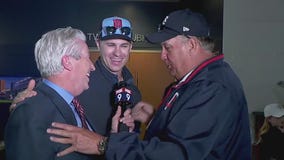 Kent Hrbek and Joe Mauer crash FOX 9 sports report
