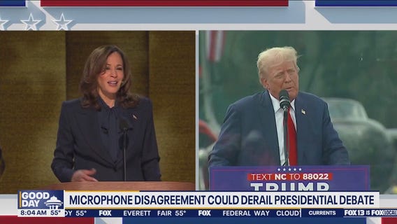 Microphone disagreement could derail presidential debate