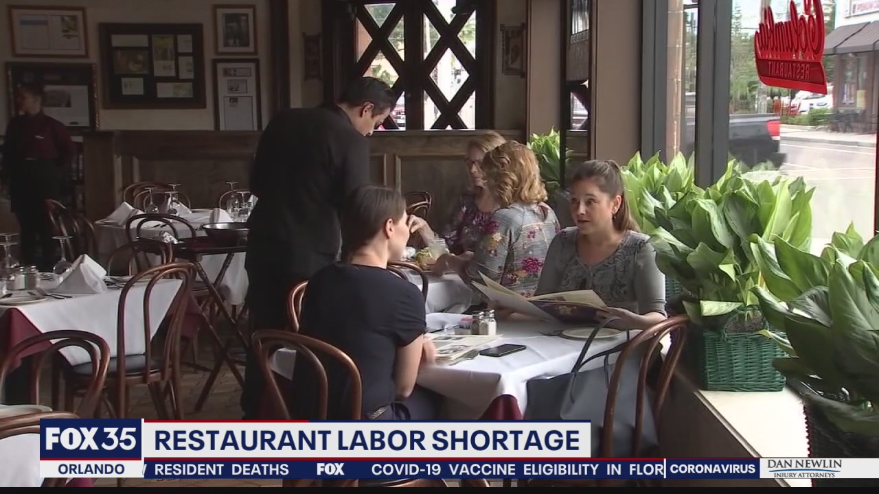 Restaurants facing labor shortages