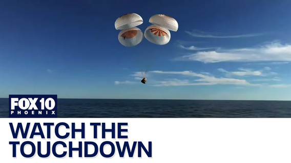 Watch: NASA astronauts return to Earth