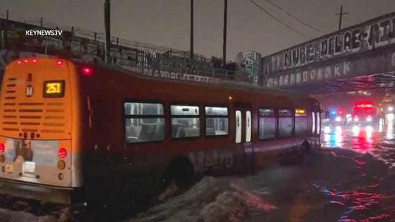 Storm moving through SoCal