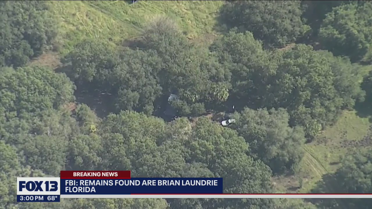 Brian Laundrie: Remains found in Florida park are his, FBI says