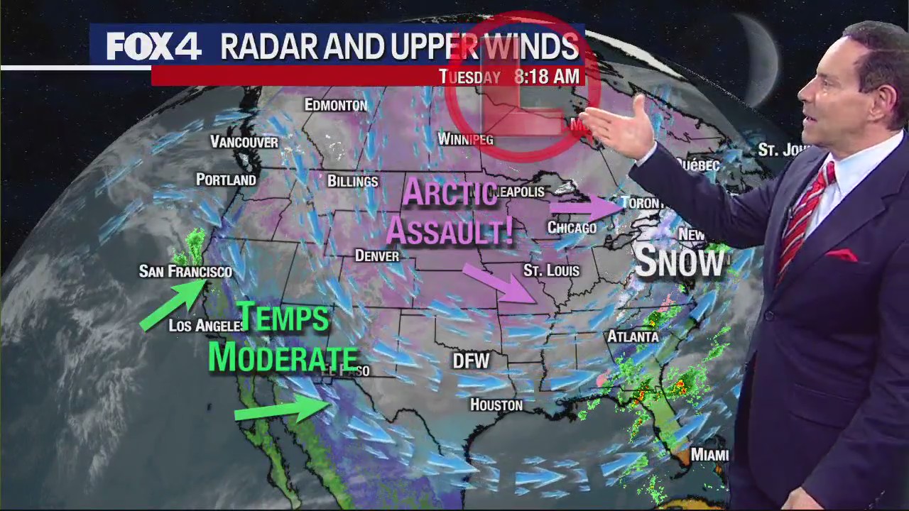 Dallas weather: January 16 morning forecast