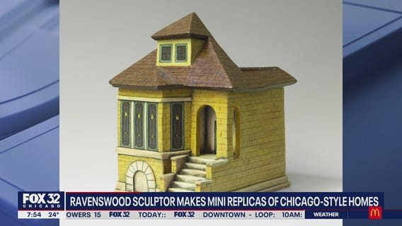 Ravenswood sculptors make mini replicas of Chicago-style homes