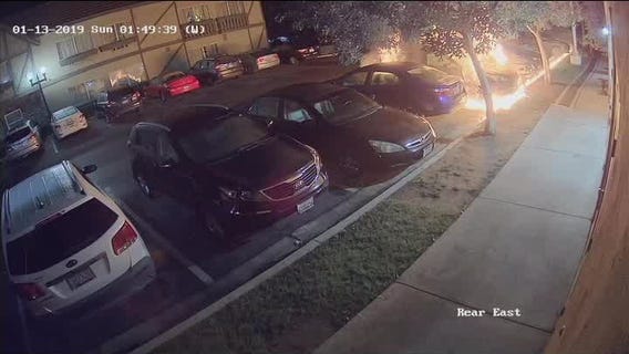 Ontario arson suspect caught on surveillance video