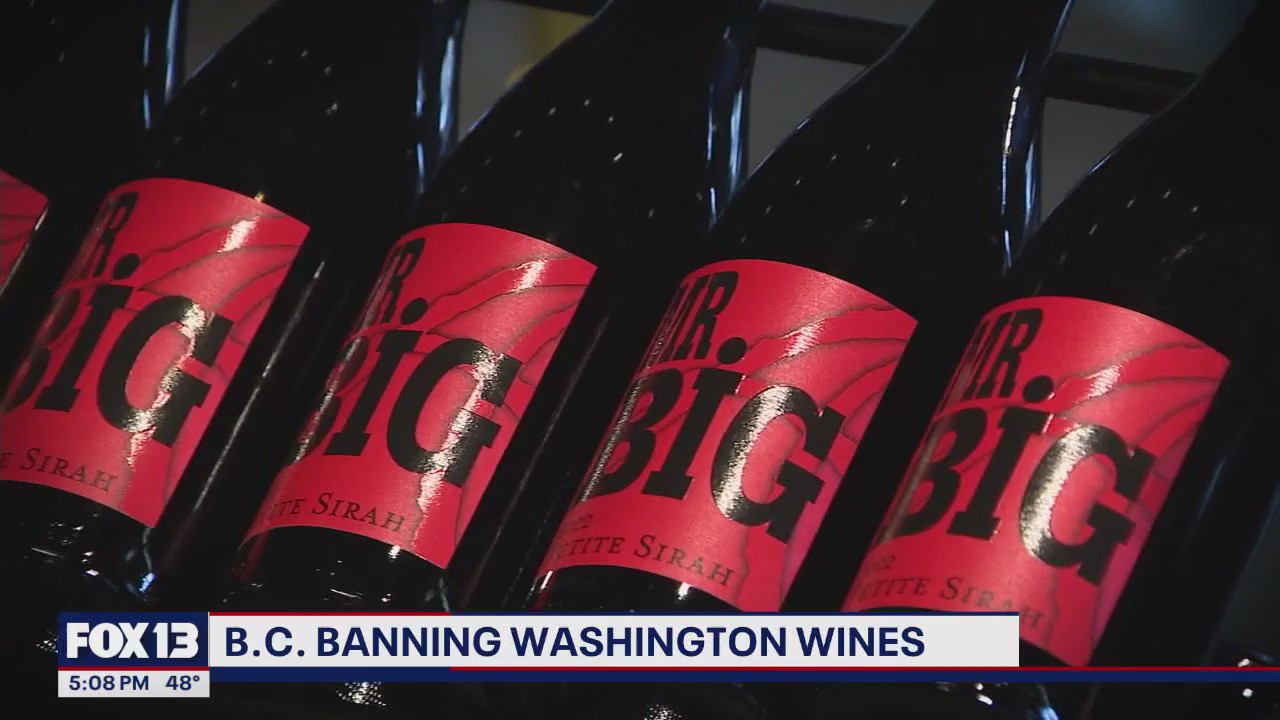 British Columbia banning Washington wines