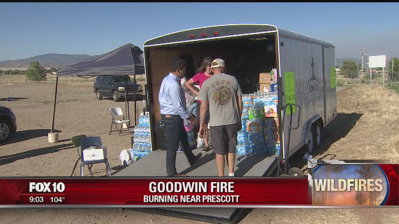 Goodwin Fire burns over 20,000 acres, forces residents to evacuate