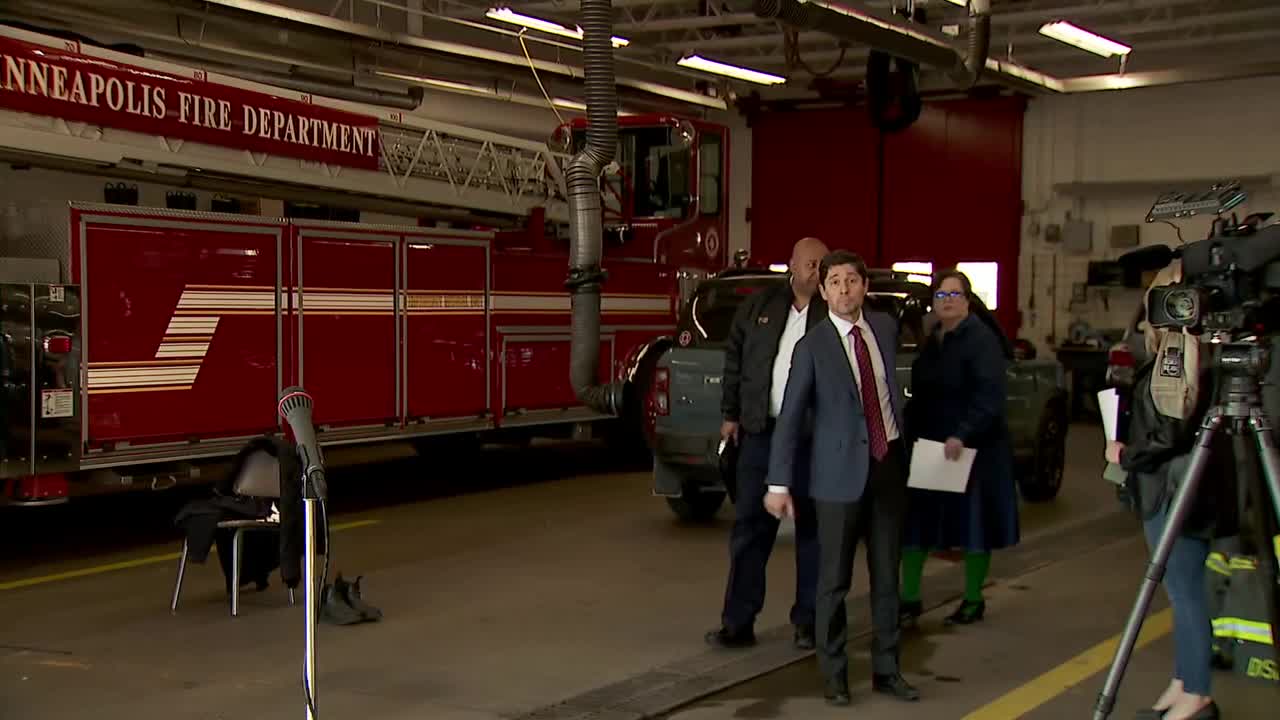 Minneapolis encampment fire update [RAW]