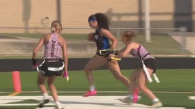 Austin ISD girls compete in flag football