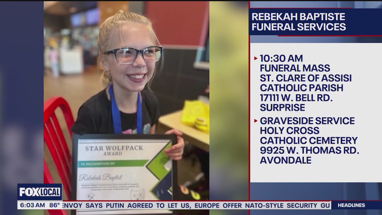 Rebekah Baptiste funeral services to be held on Aug. 18