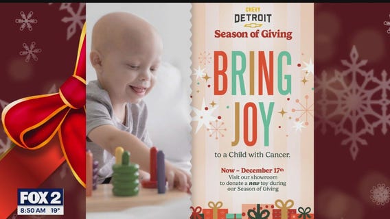 Metro Detroit Chevy Dealers collecting donations for Bottomless Toy Chest