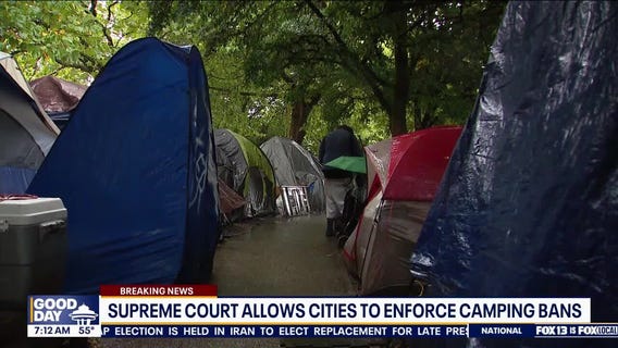 US Supreme Court allows cities to enforce camping bans