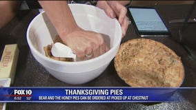 Thanksgiving pies with Bear and the Honey