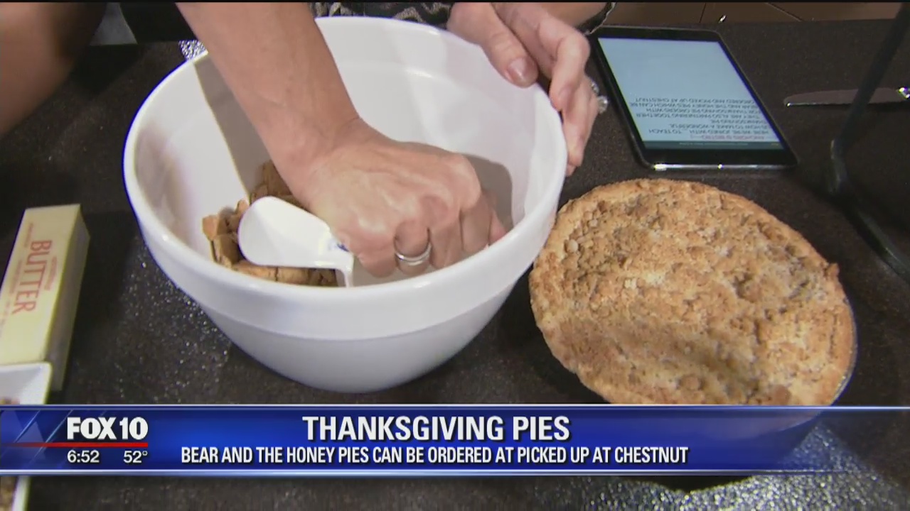 Thanksgiving pies with Bear and the Honey