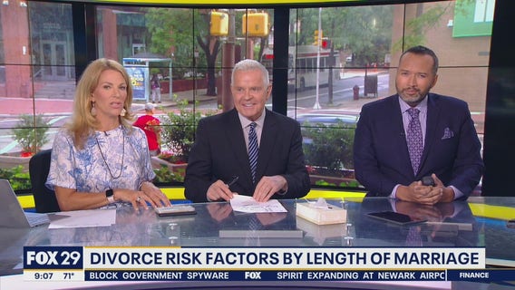 Divorce risk factors based on length of marriage