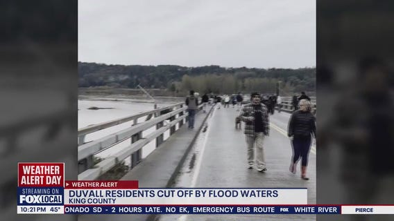 Duvall residents cut off by floodwaters