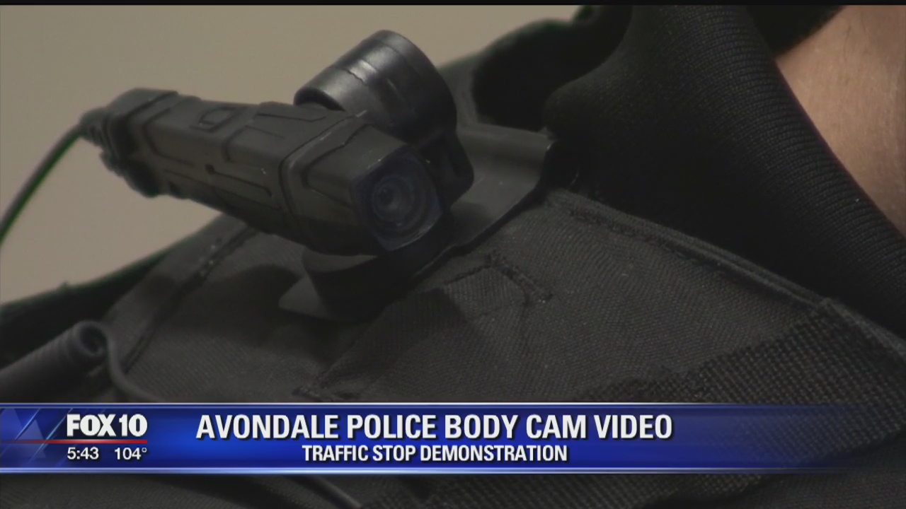 Avondale Police demonstrate body cameras