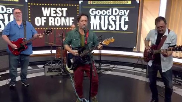 West of Rome performs in FOX 7 Austin studios