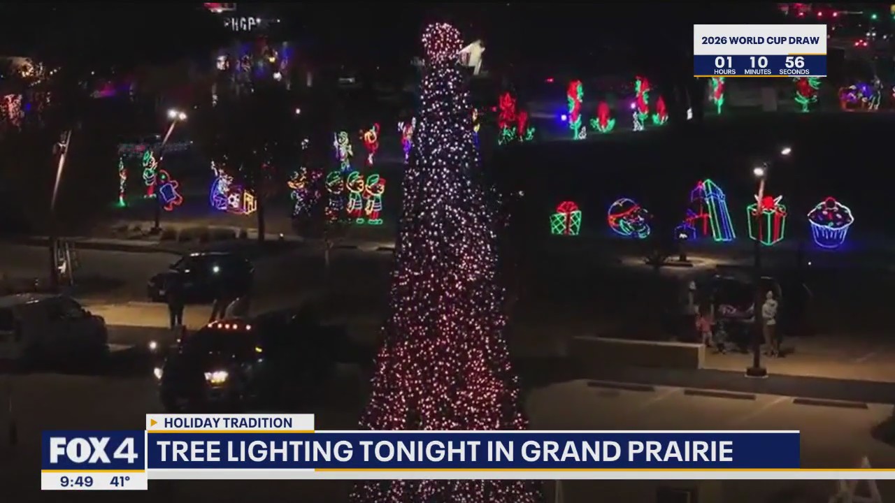 Grand Prairie hosts tree lighting ceremony