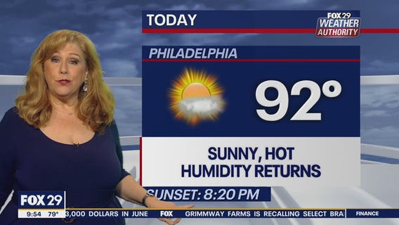 Weather Authority: 9 a.m. Monday Update