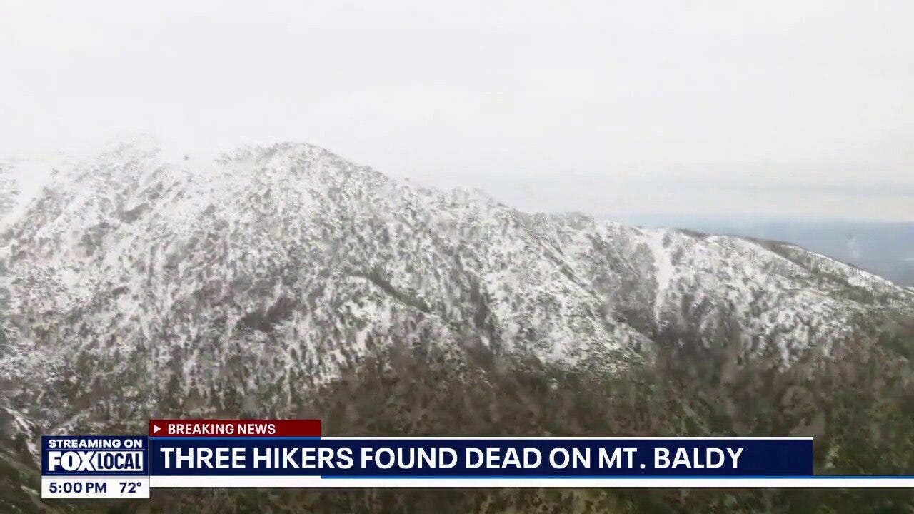 Three hikers found dead on Mt. Baldy