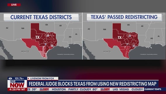 Federal court blocks Texas redistricting map