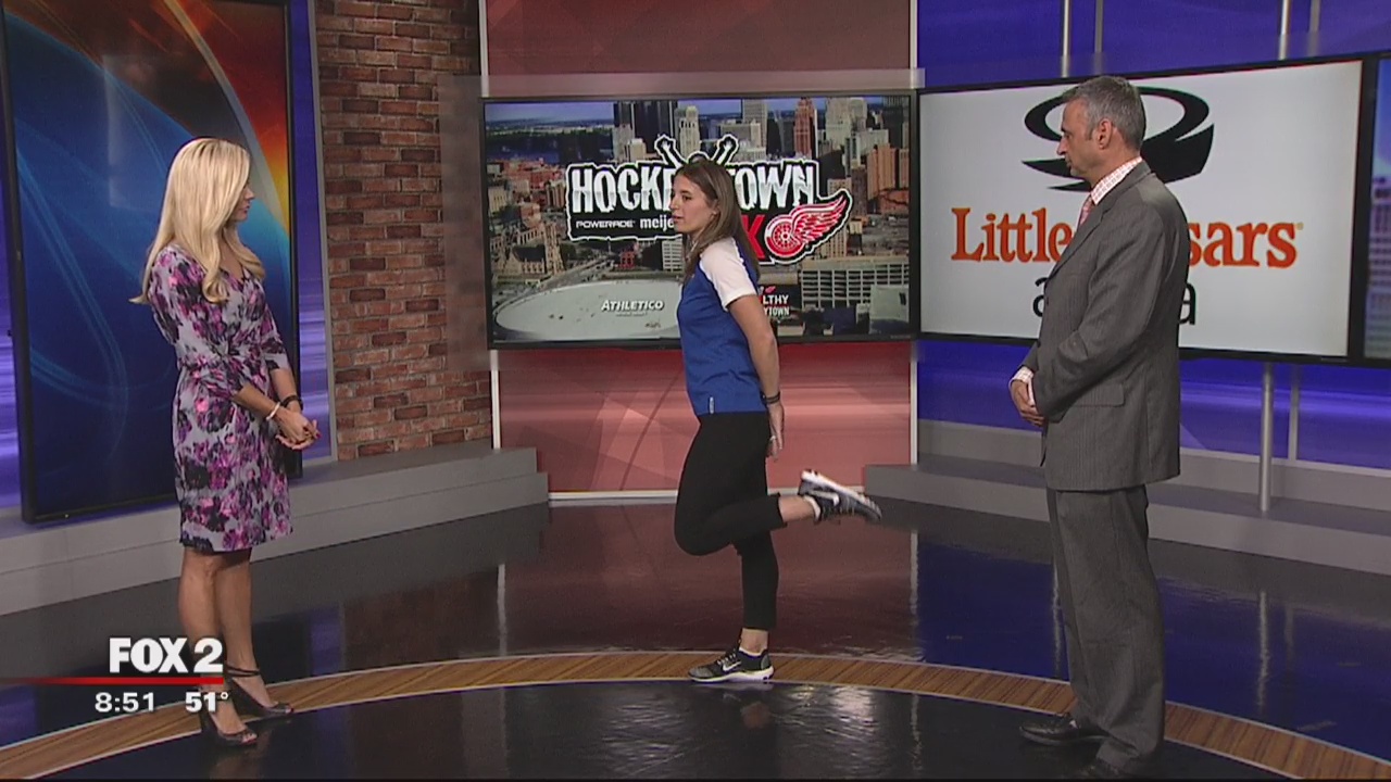 Stretching techniques before a big run