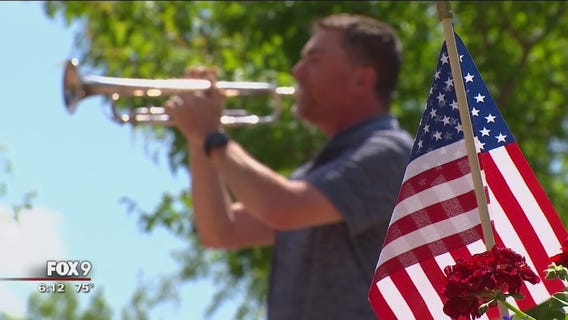 Radio host volunteers to play taps for veterans
