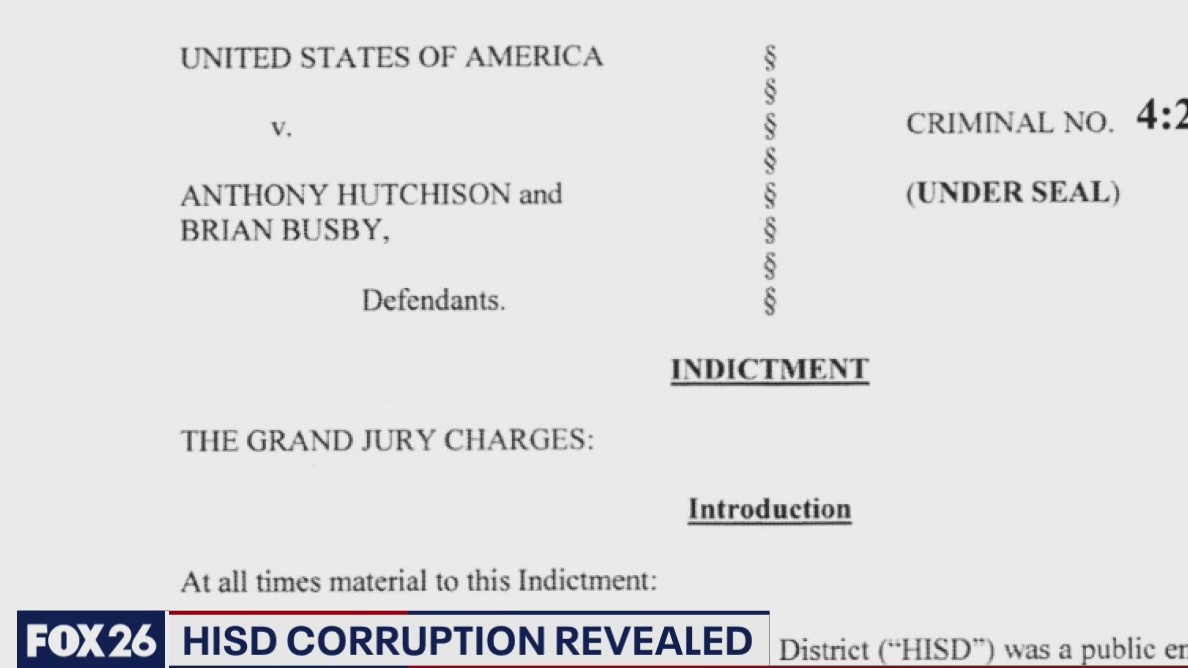 HISD- Bribery and  corruption