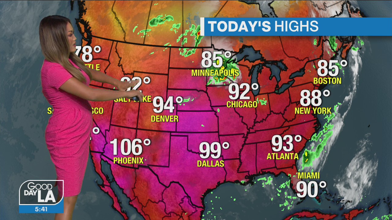 Weather Forecast for Tuesday, Aug. 24