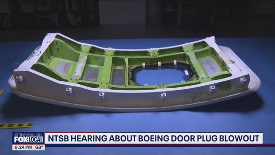 NTSB holds hearing on Boeing door plug blowout