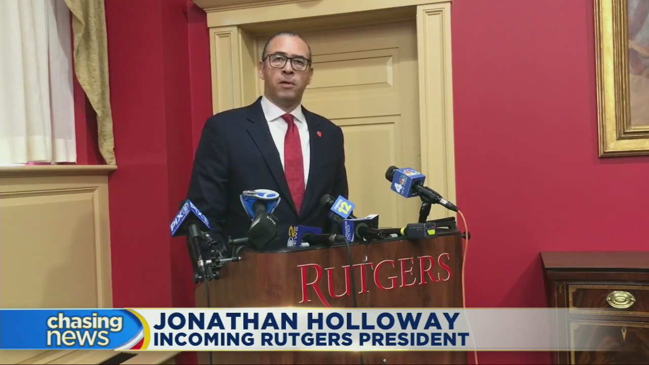 Rutgers University names first black president
