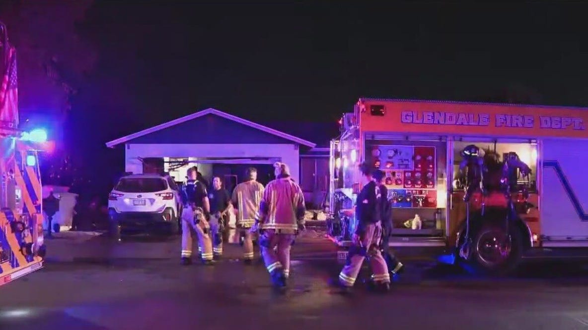 Glendale fire forces 3 out of their home